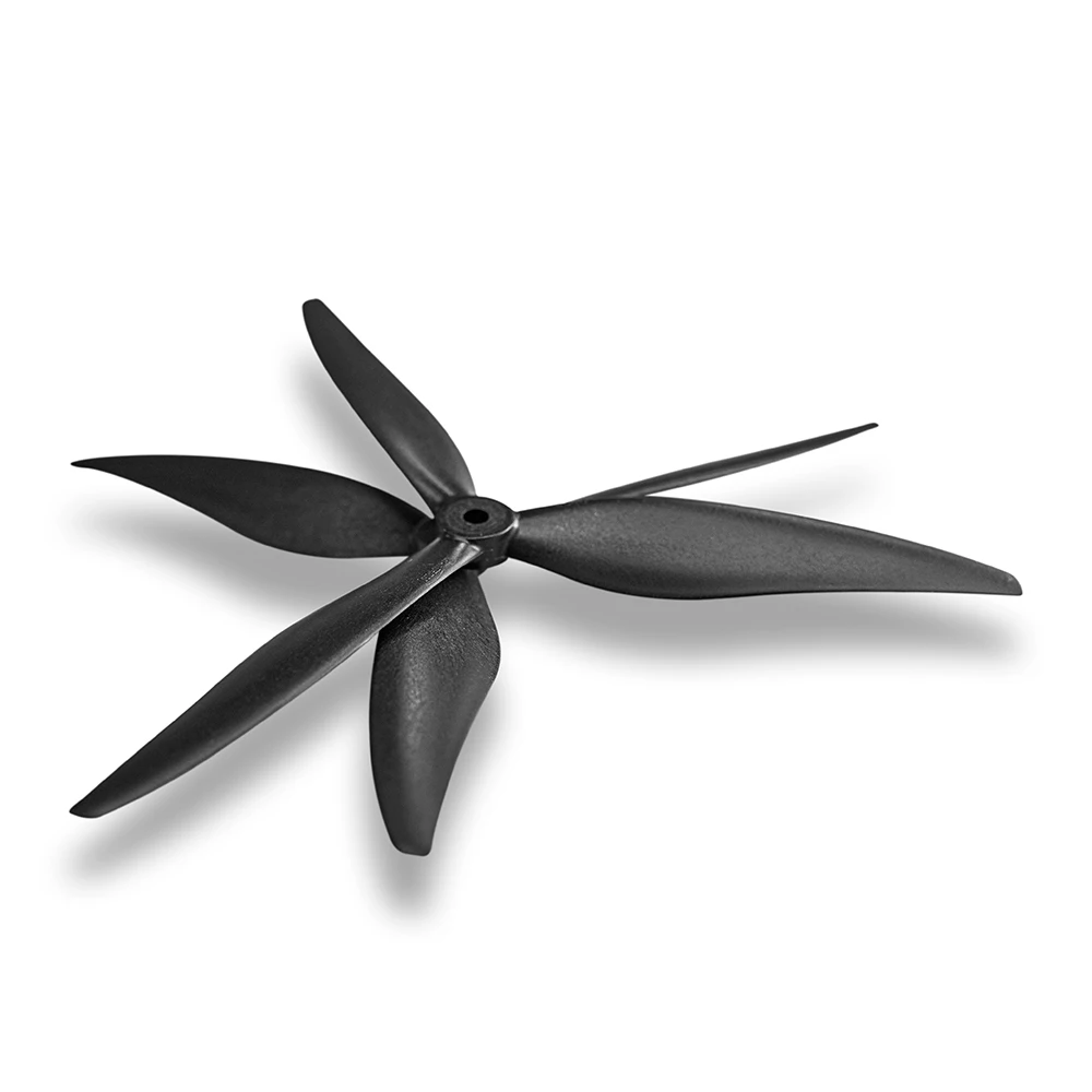 Lot de deux paires d'hélices drone 7037 trois pales PC pour remplacement moteur