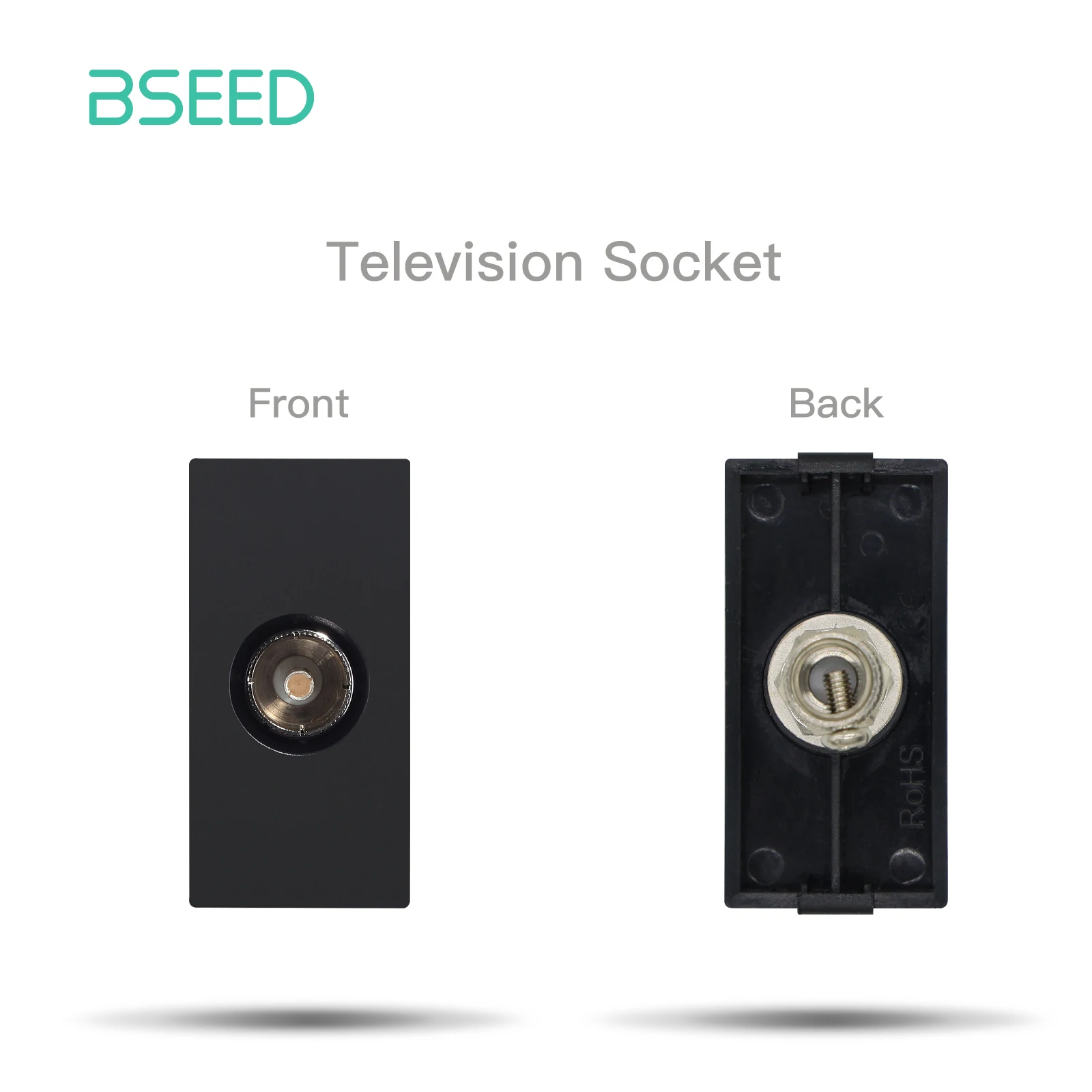 TV Socket Black