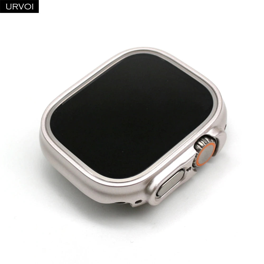 Premium Protective Bumper Case for 49mm Smartwatch - Scratch-Resistant Metal Finish
