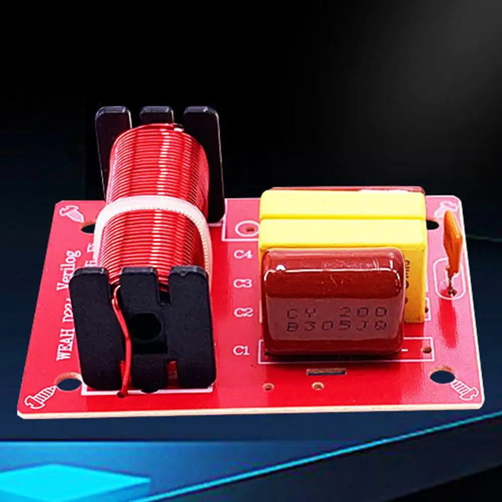 Hi-Fi Audio Treble Bass Frequency Divider 80W 2 Way Home Speaker DIY Kit speaker frequency divider