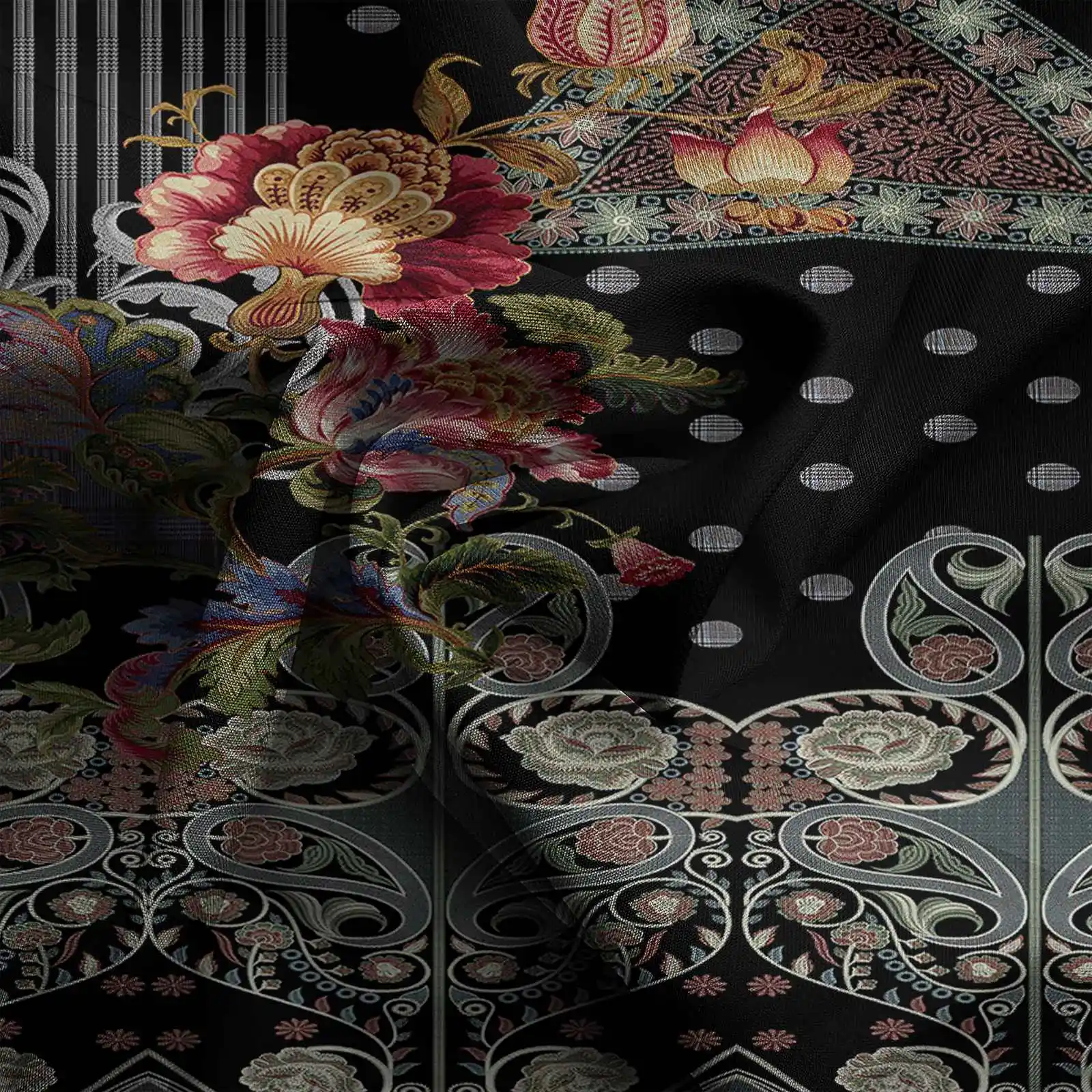 2025 Spring Summer Men Shirt Set Brand Print Fashion Printing Two Piece Set Mens Light Luxury Lightweight Party Long Sleeves_voghion.com