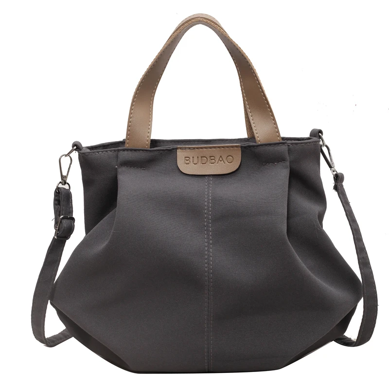 Bolso práctico de lona para mujer, bandolera de gran capacidad, a la moda y versátil, gran oferta, 2024