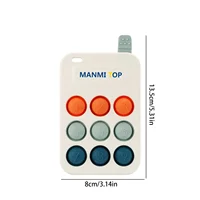 Infant and toddler squeeze music decompression toy, children press mobile phone, bubble music can boil water, chew and bite 2