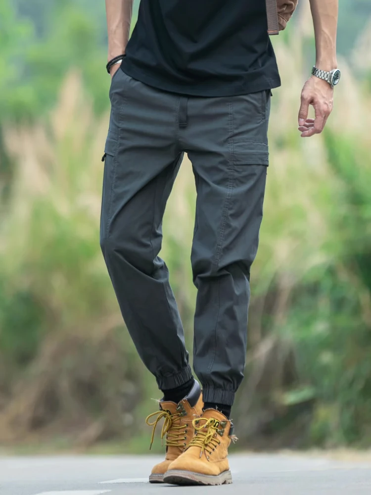 

American trendy workwear pants for men's summer 2024 new cleanfit casual straight leg quick drying sprint pants