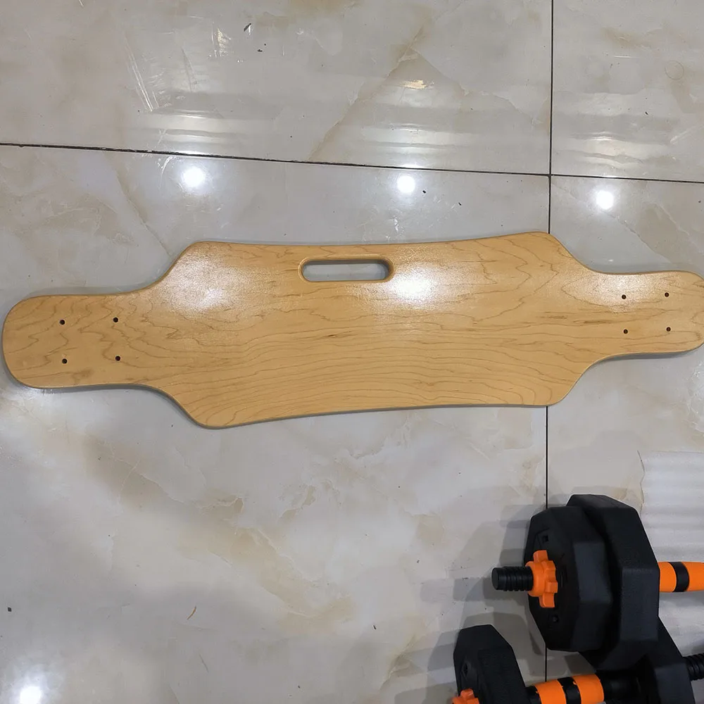 81CM 소형 롱보드 블랭크 데크 메이플 우드 롱보드 데크 스케이트보드 부품 DIY 크루저 롱보드 데크 부품