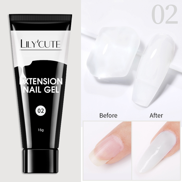 15ml Quick Extension UV Gel Polish Nails Semi Permanent Slip Solution Liquid For Manicure Nail Art Extension Design