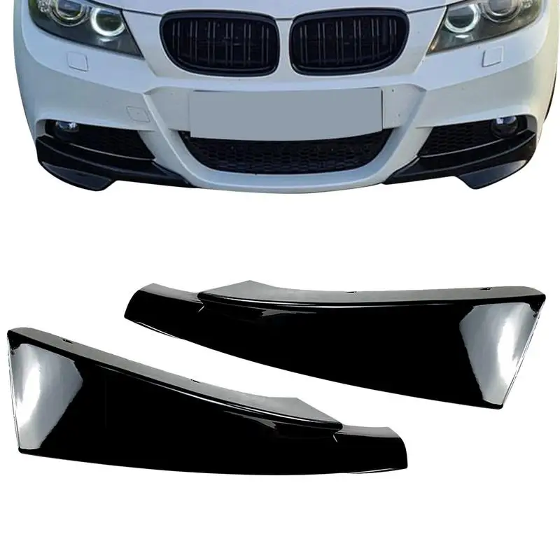 

2pcs Front Bumper Lip Splitter Spoiler Guards For 2009-2011BMW E90 Or E91 M-Tech 3 Series Front Splitter Lip