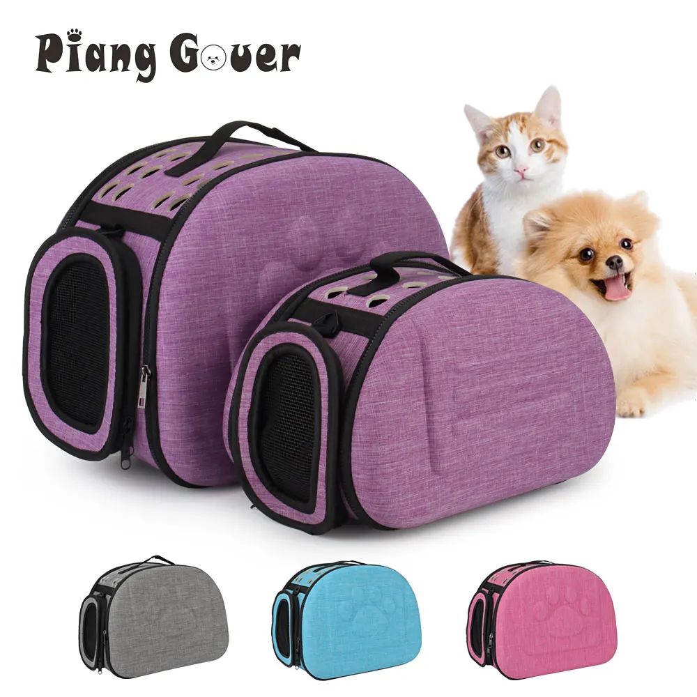 Pet Carrier Bag Pet Bag Cat Portable Foldable Travel Carrying Bag