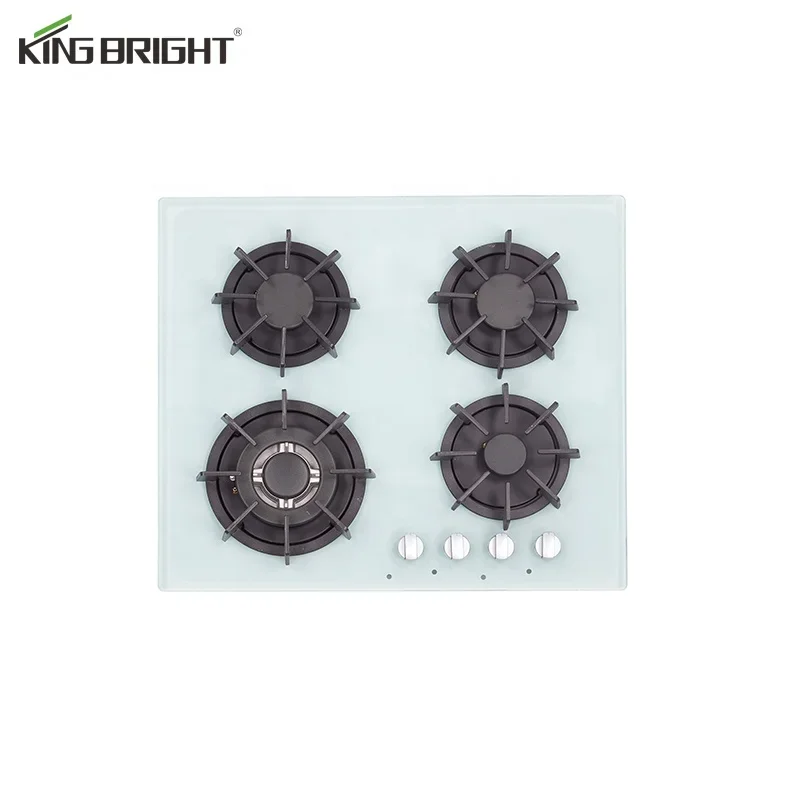 Manufacturer Affordable Household Kitchen Gas Stove Cast Iron Tempered Glass Gas Cooker