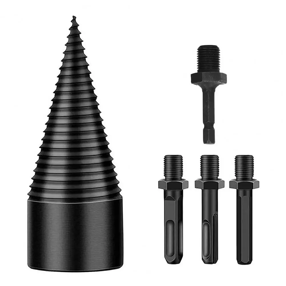 

Log Splitting Drill Bit High Speed Steel Firewood Splitter Drill Bits for Efficient Logging Wood Log Spiral Splitting