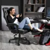 Gaming Chairs with Footrest,Ergonomic Video Game Chairs for Adults,Big and Tall Chair 400lb Weight Capacity, 2