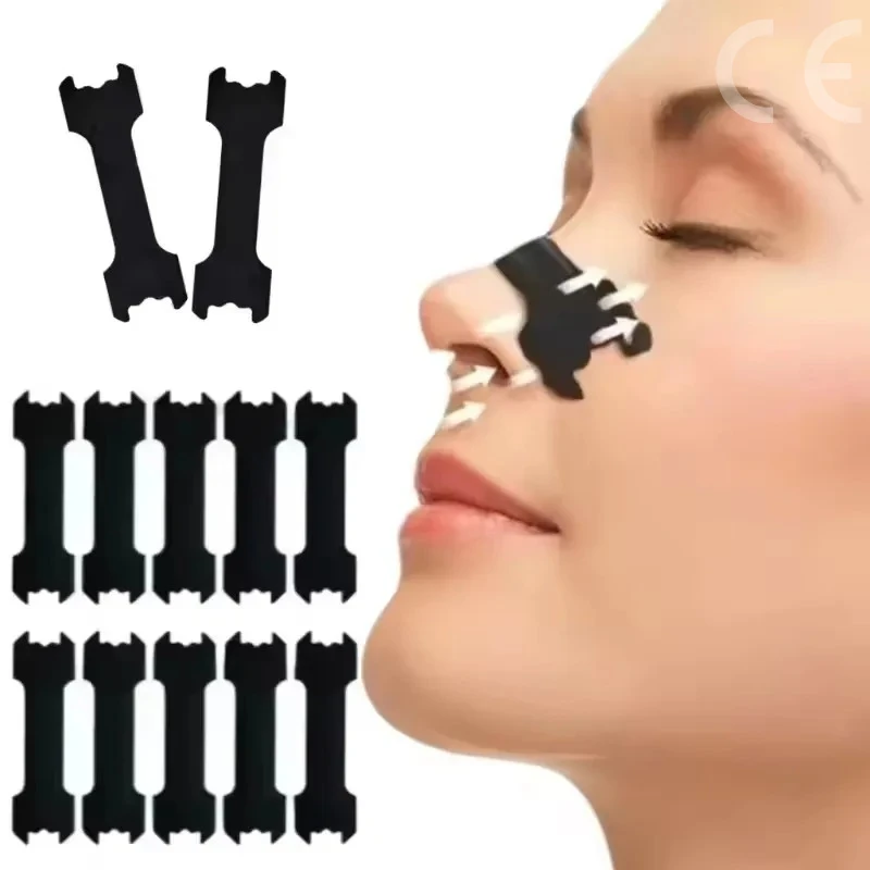 Black Nose Strips 60/30/10PCS Extra Strength Nasal Strips for Better Sleeping Non-Invasive Anti Snoring Adult and Child