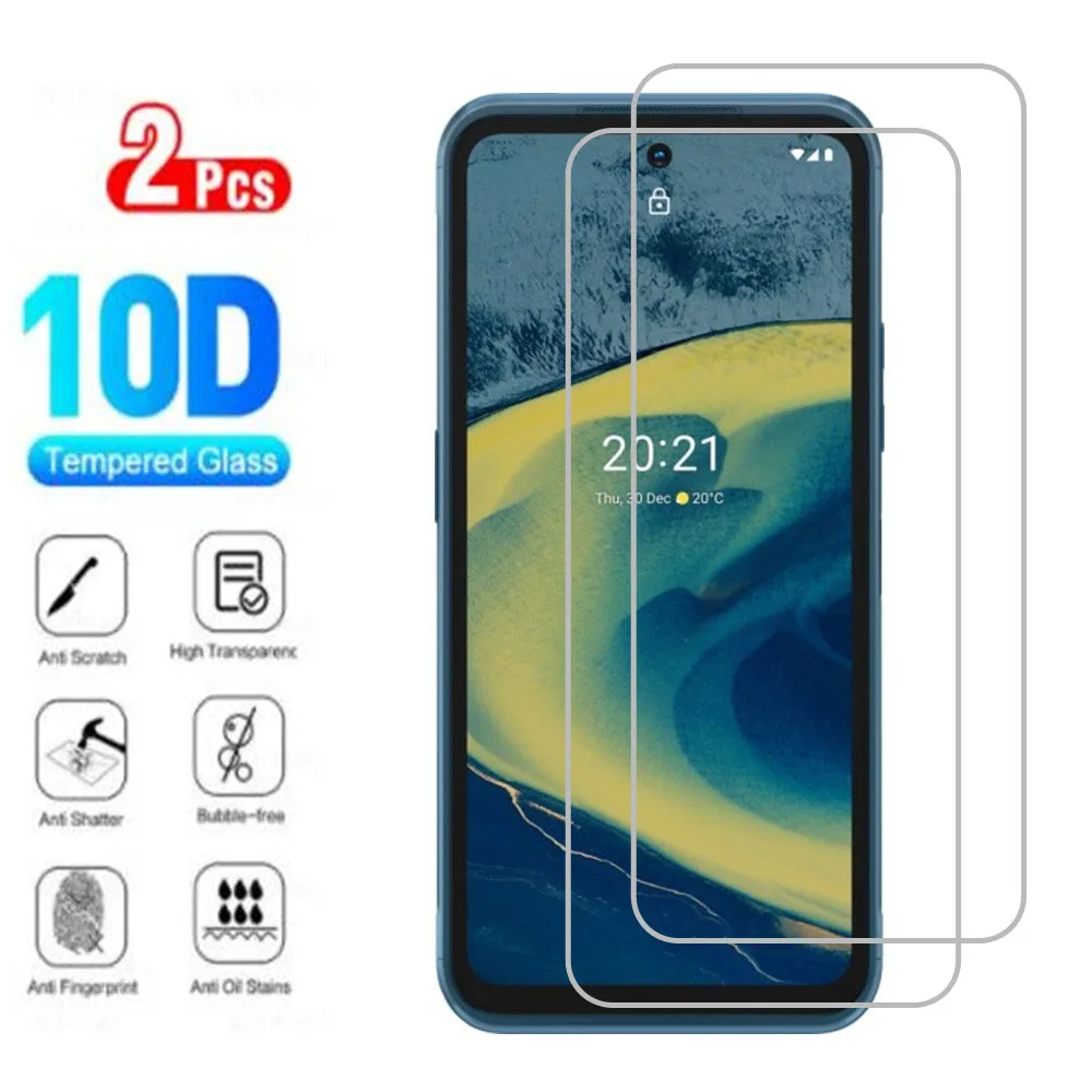 2Pcs Protection Glass For Nokia 1.3 1.4 2.4 3.4 5.3 C10 C20 Plus 5.4 G10 G20 X10 X20 XR20 Tempered Screen Protector Cover Film |