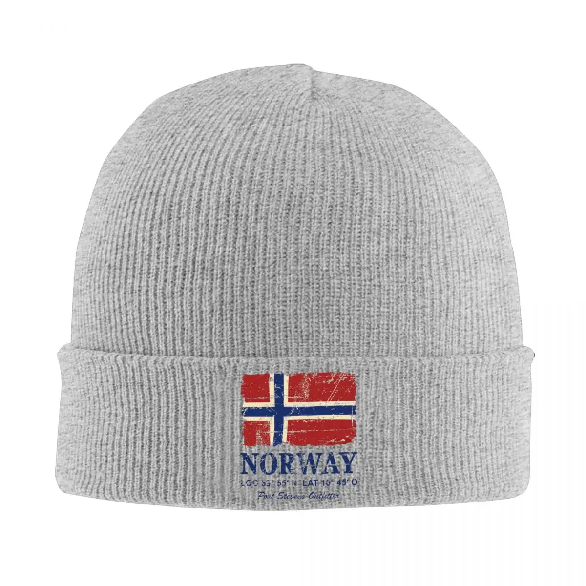 Norwegen Flagge Vintage Look Hüte Herbst Winter Mützen Baggy Cap weibliche männliche Strick mütze