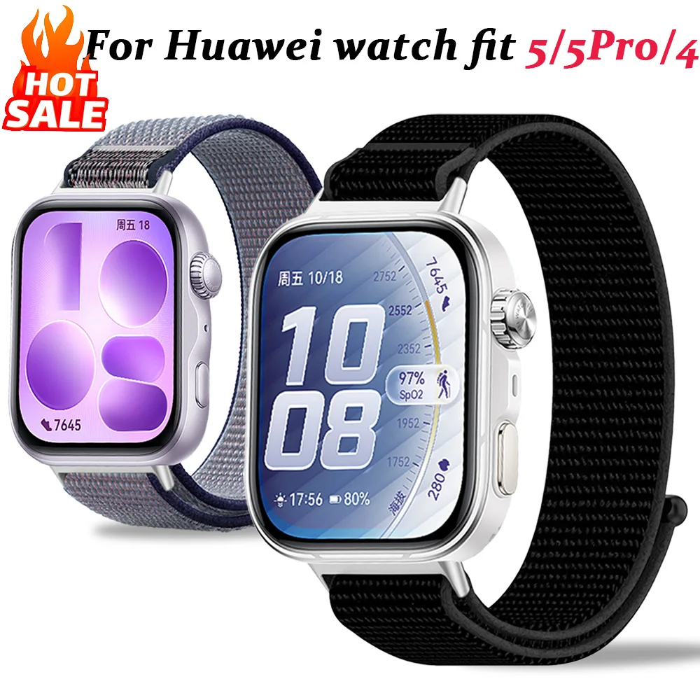 Nylon Loop Replacement Strap for Smartwatch - Premium Accessory Belt