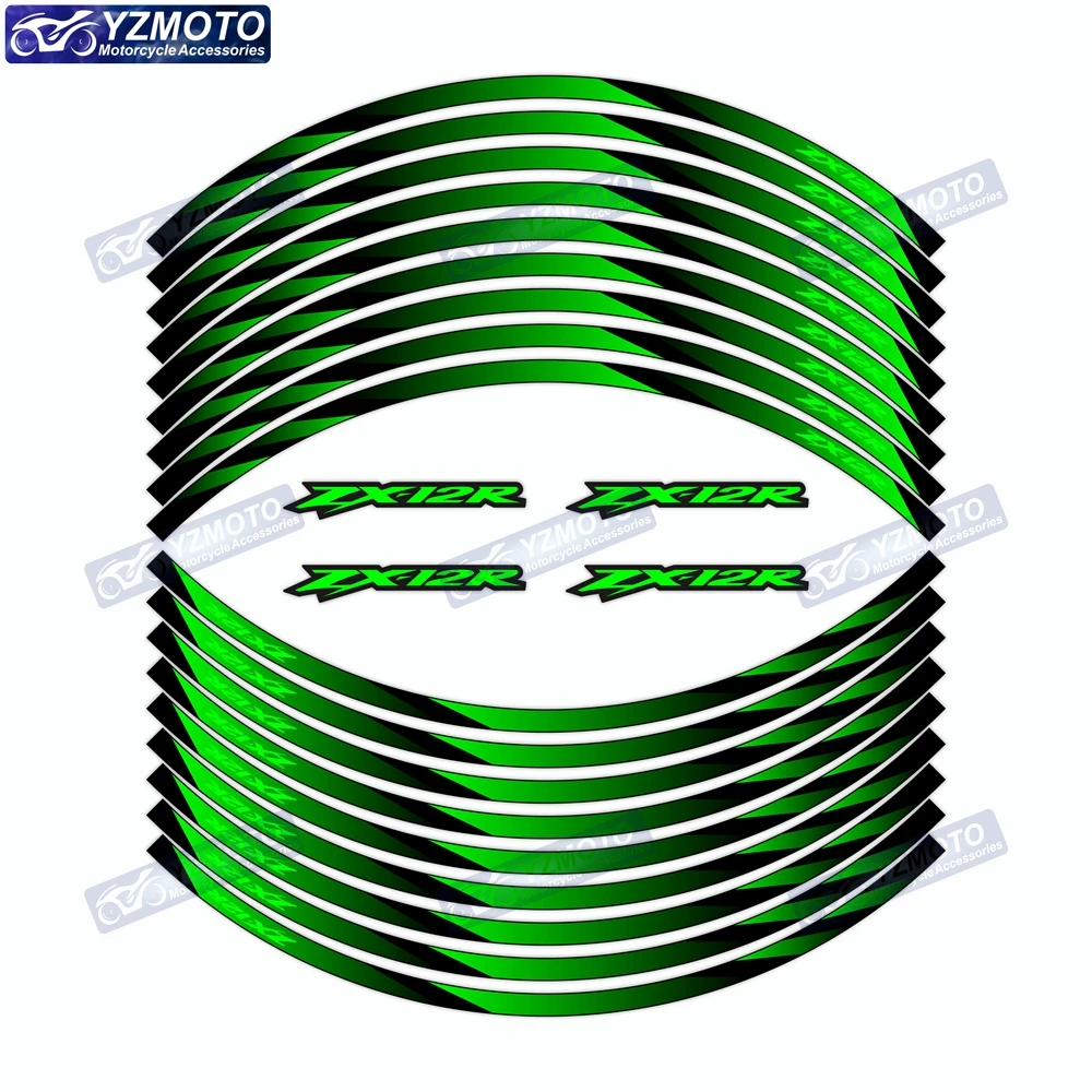 For Kawasaki ZX-12R ZX12R Motorcycle 17 Inch Front And Rear Wheel
