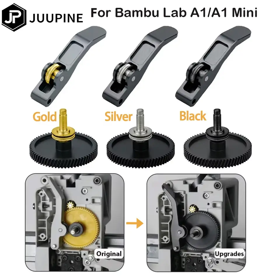 For Bambulab A1 Mini Extruder Gear A1 Gear Hardened Steel Gear High Quality Extruder Kit For Bambu Lab A1 Extruder Gear Parts image 1