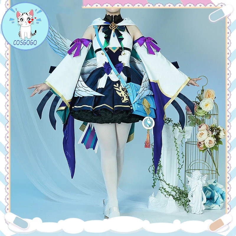 

Anime Game Vtuber Hololive Enna Alouette Cosplay Costume Halloween Women Fres Shipping 2022 Lolita Dress