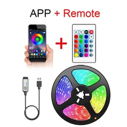 Bluetooth-Controlled RGB LED Strip Lights for Vibrant Decor and Ambiance (Led Strip Lights)