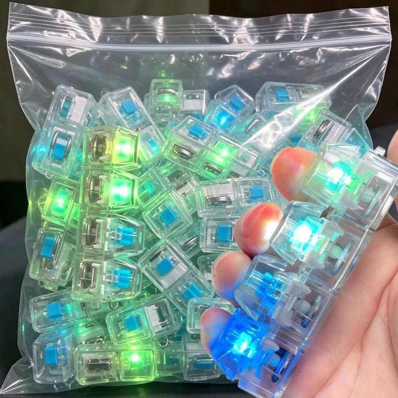 LED Light Keychain Stress Relief Keyboard Fidget Toy