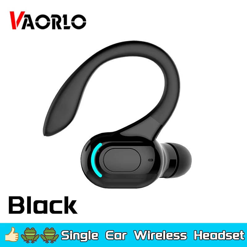 Bluetooth 5,2 Business Drahtlose Kopfhörer Ohrbügel Mini HIFI Bass Noise Cancelling Kopfhörer Mit Mikrofon Ohrhörer Sport Spiel Headset