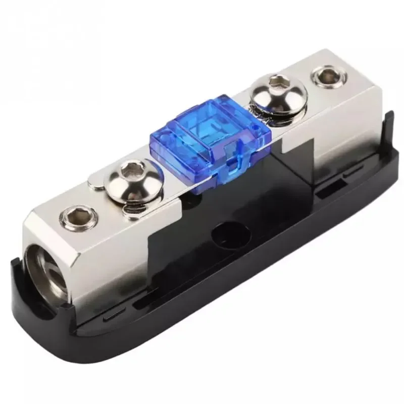 Fuse Holder Car Audio Power 30-150A Stereo Audio Single Way AGU Holder Power Distribution Block Fusebox