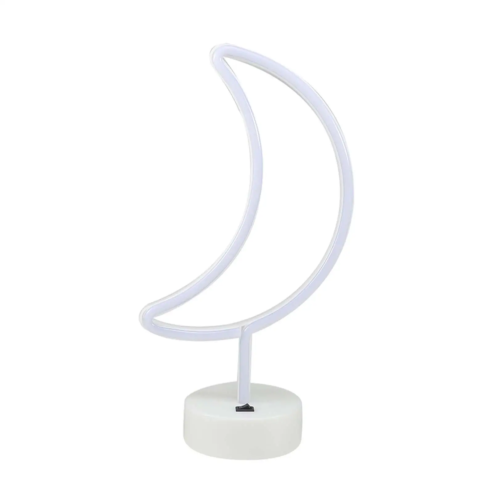 

Moon Light Ornament Creative Universal Hollow Table Decoration LED Neon Light Bedside Light for Outdoor Party Family Bar Wedding