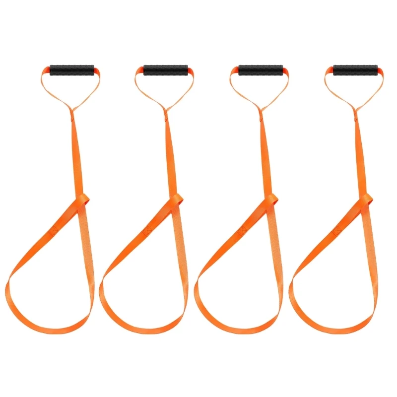 

1/4pcs Heavy Duty Deer Drag Strap with Handle Nylon Deer Drag Harness Deer Tow Rope Portable Pullers Dragging Pull Rope