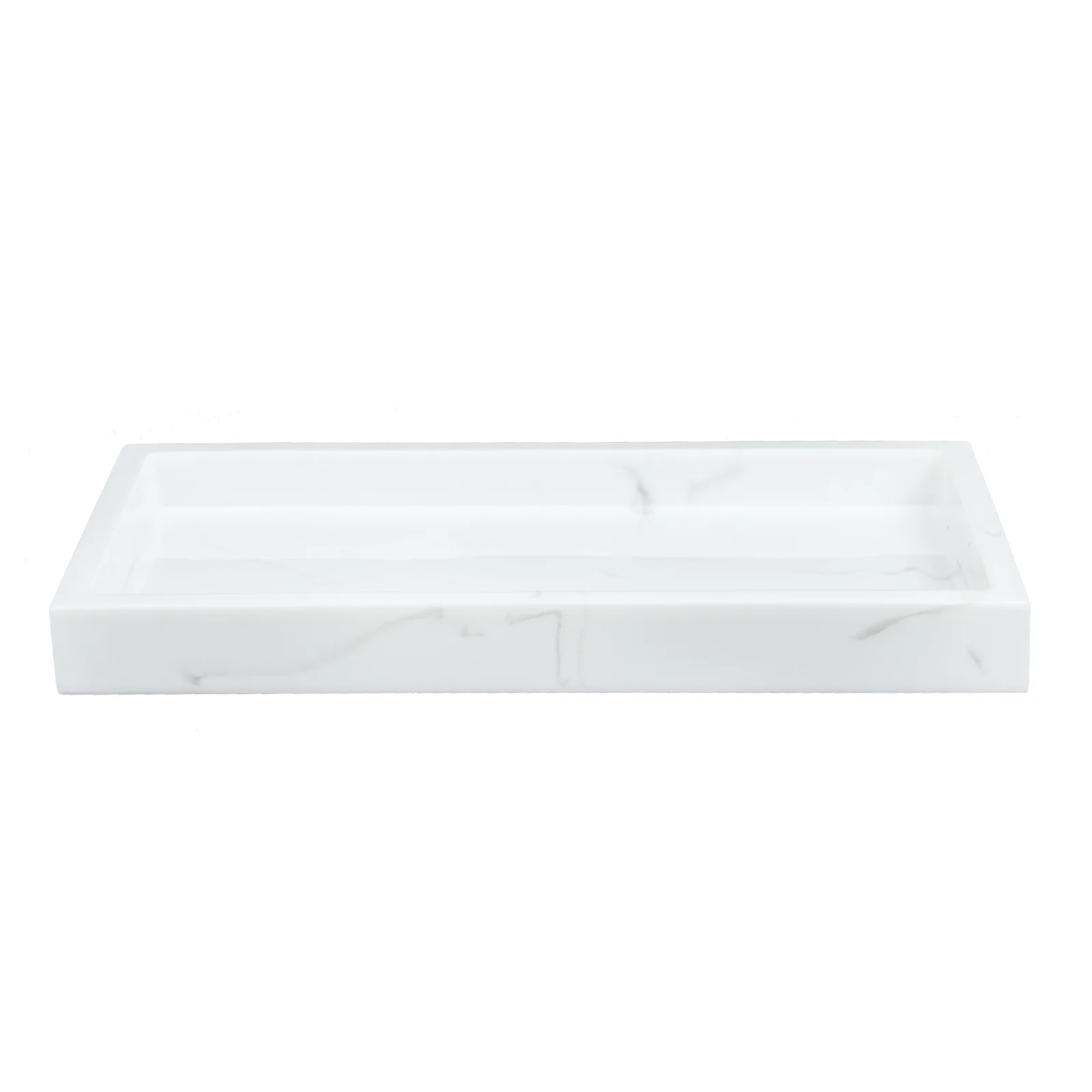 

Cereal Marble Grain Tray Fashion Storage Bathroom Plate Resin Multi-function Vanity Baby Toiletries Sundries Organizing