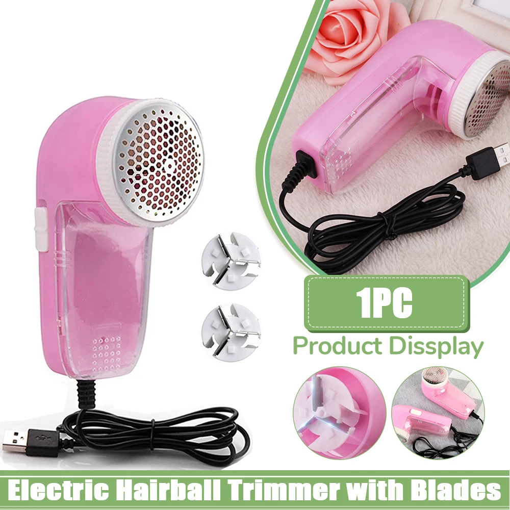 Electric Hair Ball Trimmer USB Socket High-power Clothes Shaver Clothing Remover Household Coat Cleaning Dust Off Supplies Blade