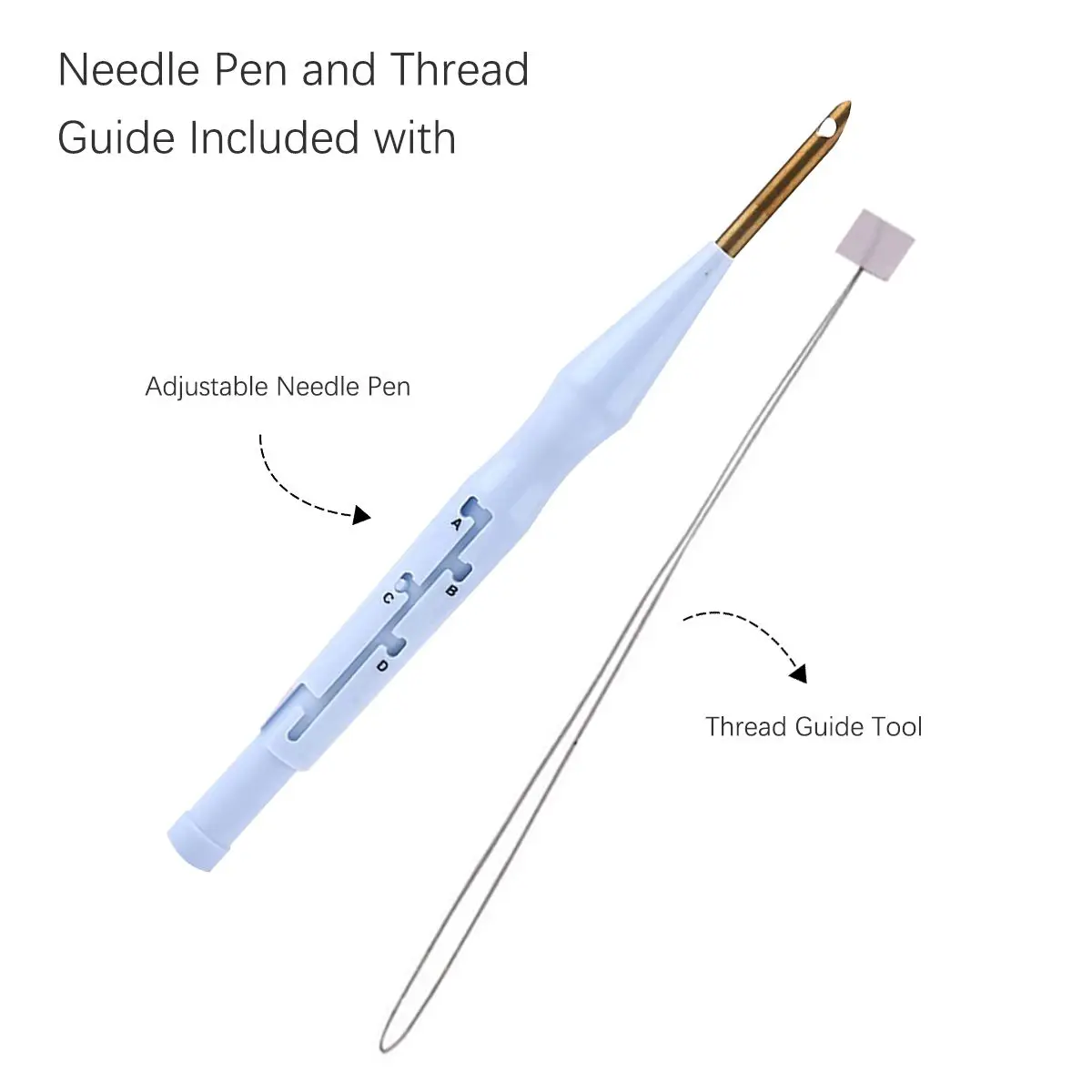 Punch Needle Kit by VelmoraMart – Beginner-friendly punch needle embroidery kit for DIY crafts, handmade art projects, and creative embroidery designs
