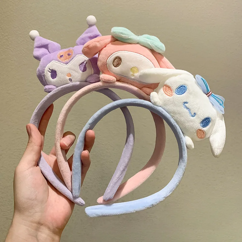 

New Sanrio Kawaii Cinnamoroll Hair Accessories Cartoon Anime Student Headwear Portable Hairpin Decorate Girls Christmas Gifts