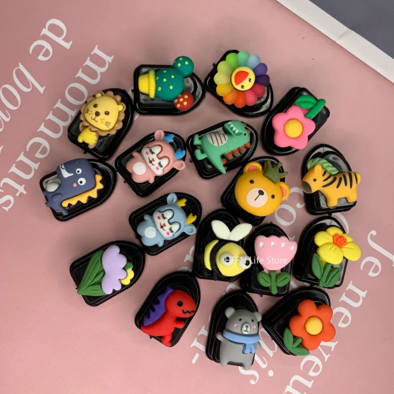 1PCS Multifunction Masks Keys Organizer Hanger Hangers Animal Car Hooks Wall-mounted Home Decor Blossom Sundries Holder Hooks