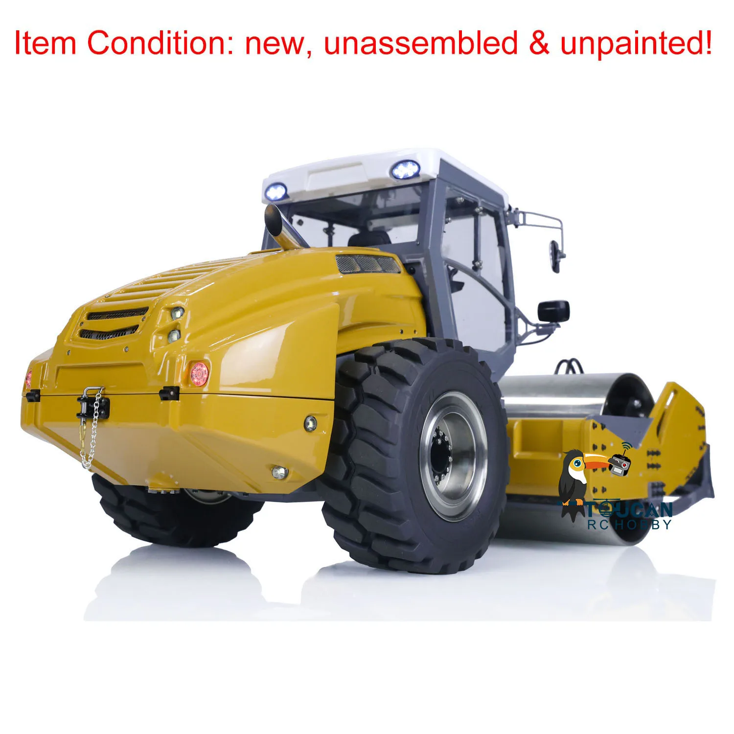 In Stock LESU 1/14 RC Hydraulic Road Roller Hamm-H13Ix Metal Construction Vehicle Model Kits Toys for Adult TH21999 4