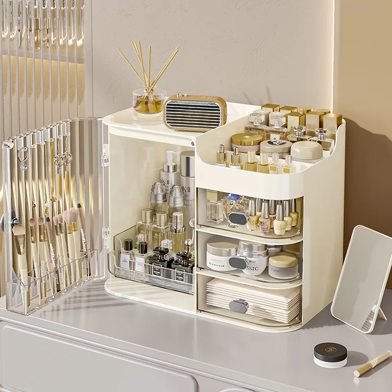 

Cosmetics Storage Box Art Accessories Organizer Drawer Make Up Case Brush Holder Jewelry Lipstick Skincare Makeup Storage