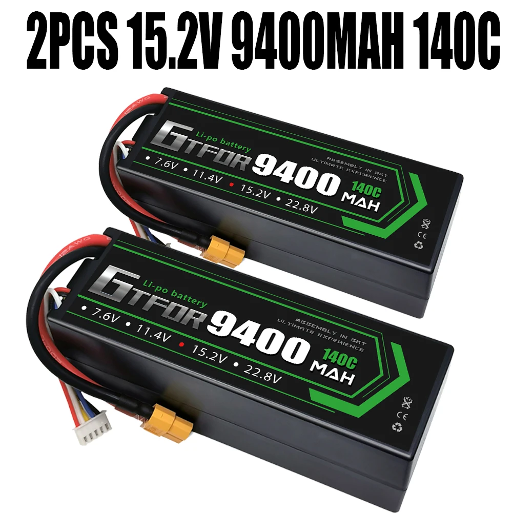 

GTFDR 9400mAh 140C HV 7.6V 11.4V 15.2V Lipo Battery 11.1V 14.8V 22.2V 3S 4S 6S 10000mAh 6500mAh 6200mAh 6750mAh 8400mAh 7000mAh