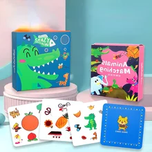 

Pair-to-touch Children's Puzzle Logic Thinking Training Game Family Interactive Board Game Toy Pair-to-touch Memory Card