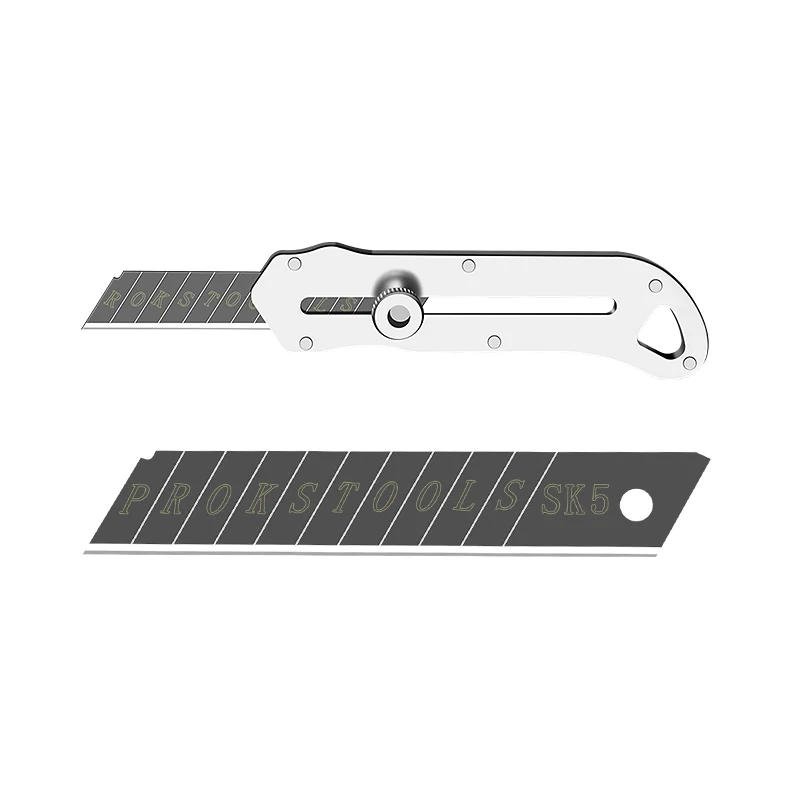 Utility Knife Stainless Steel Pocket Knives Cuchillo Lock Box Cutter Letter Opener Stationery Unpackaging Office School Supplies