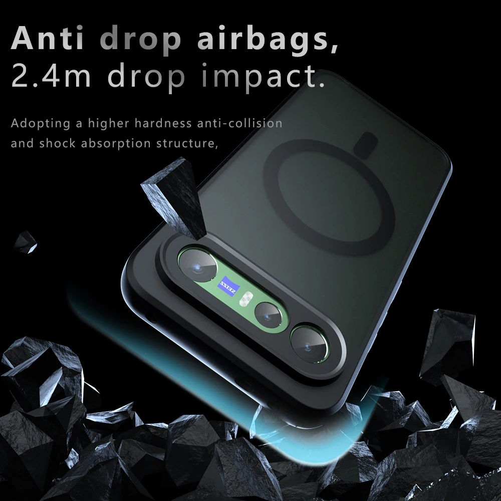 Magnetic Wireless Charging Shockproof Case