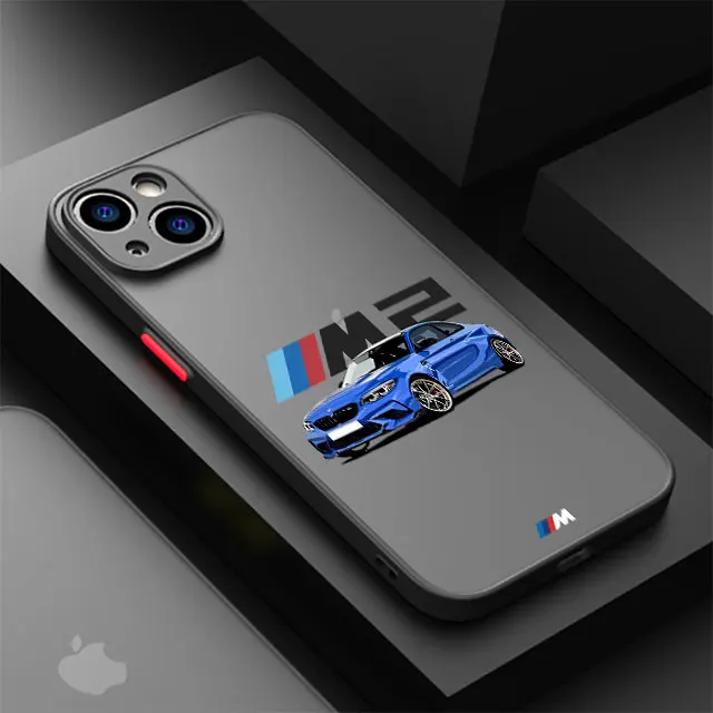 thumbnail image 1 of Funda de lujo para coche BM Power-M W para Apple iPhone 14 Pro 16 15ProMax 13 XR 12 Mini 7 8 Plus 11 Pro XS Max mate capa de parachoques de lujo, 1 of 5