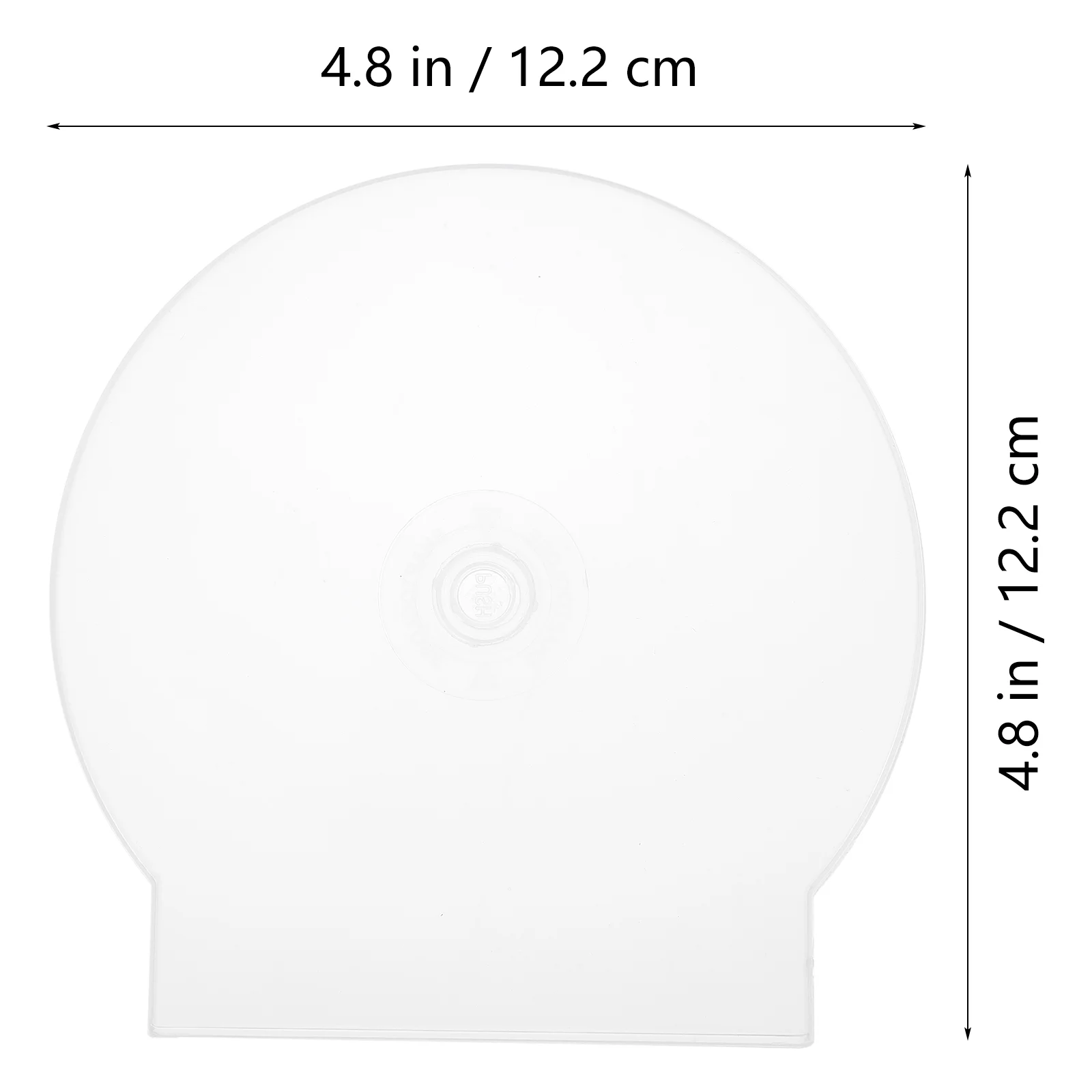 실용적인 휴대용 플라스틱 CD 보관 케이스, CD 보호대 공급 장치, 20 개