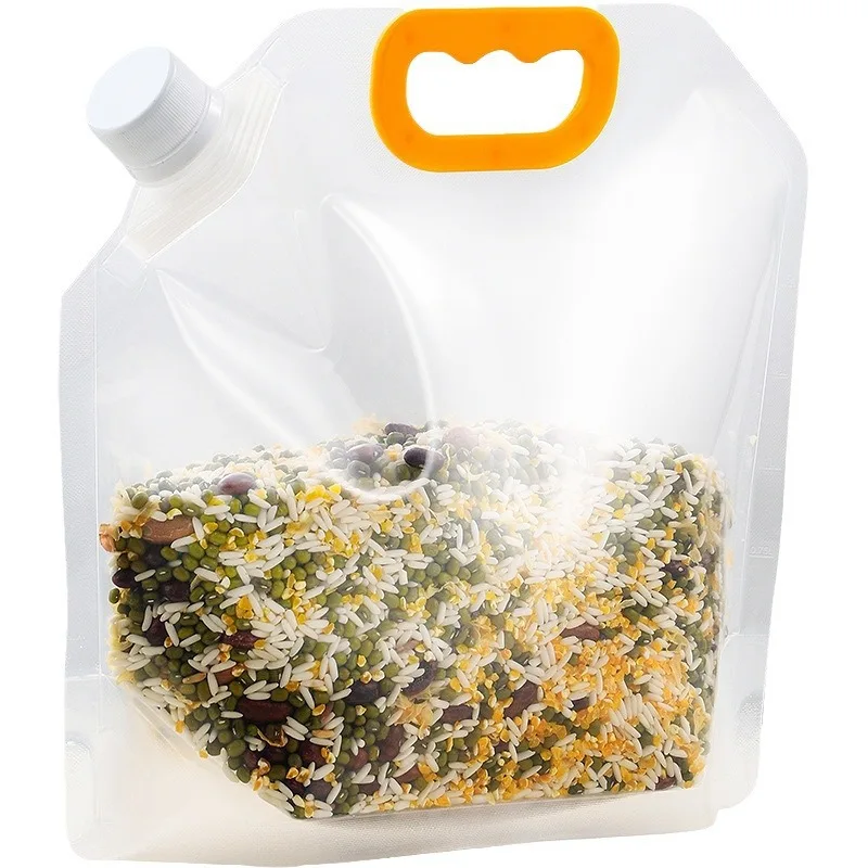 grain storage bag Portable Insect Proof Moisture Proof Fresh Keeping Bag Recyclable Portable Transparent Grain Storage Bags