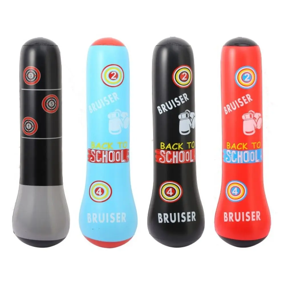 Inflatable Kids Boxing Sandbag Thickened Promote Development Children Punching Bag Bounce-Back Boxing Training Fitness Sand Bag