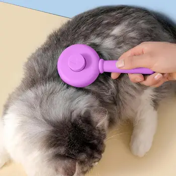 Cat Grooming Brush Dematting Comb Tool For Pet Hair Handheld Pet Brush Tool Dog Deshedding Brush For Large And Medium Breeds 2