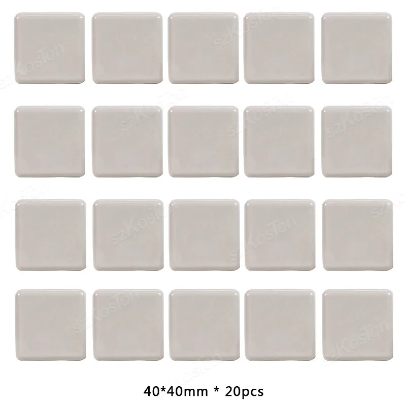 20-Pack Furniture Leg Slider Pads - Anti-Scratch, Easy Move, Heavy-Duty Floor Protector Mats