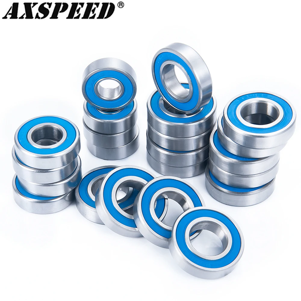 

Комплект резиновых подшипников AXSPEED 22 шт. для модели 1/5, 2,0, подшипники для грузовиков пустынных багги, обновленные аксессуары
