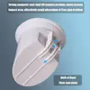 Prevent Sewage Overflow Smelly Bathroom Drains Deodorization Plastic Protection Drain White Detachable Sealing Ring 2