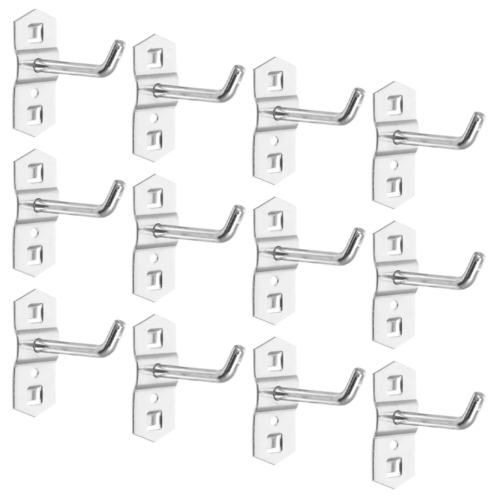 Metal Pegboard Hooks Wall Mesh Retail Display Shop Peg Goods Shelf Panel Pegboard Hanging Tools