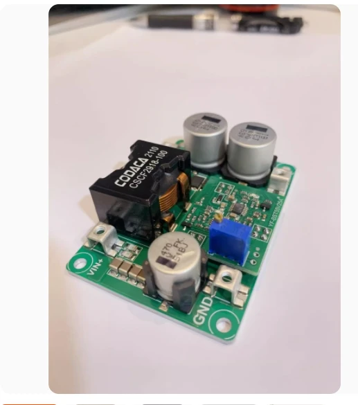 

DC-DC бустерный модуль 12V 24V 48V регулируемая Высокая мощность 5-32V/18A выход 12-52V