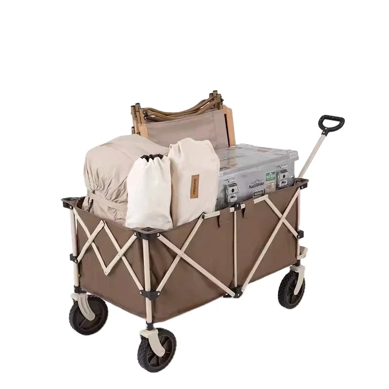 

Four way folding small cart portable outdoor camping vehicle picnic trailer gathering camping vehicle